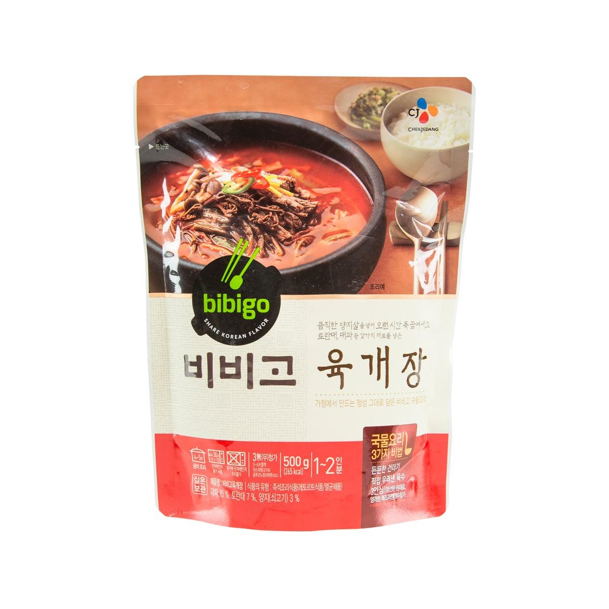 BIBIGO Spicy Beef Soup - Yukgaejang (500g)