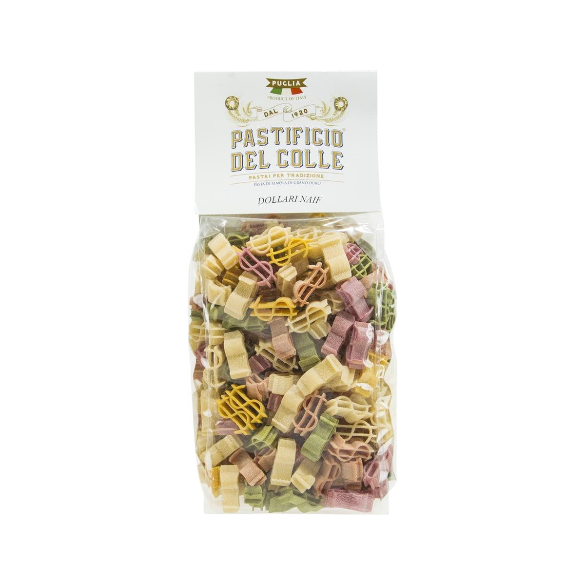 PASTIFICIO DEL COLLE Artisanal Colorful Pasta - Dollar Sign (500g)