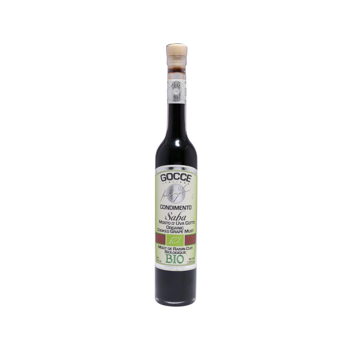 GOCCE ITALIANE Organic Saba Balsamic Condiment (100mL)