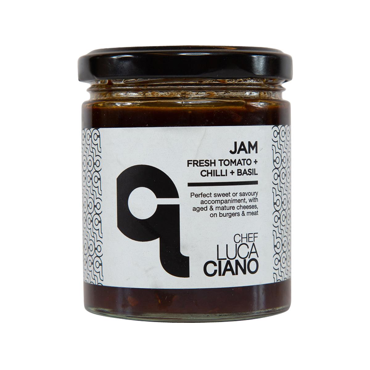LUCA CIANO Fresh Tomato + Chilli + Basil Jam (200g)