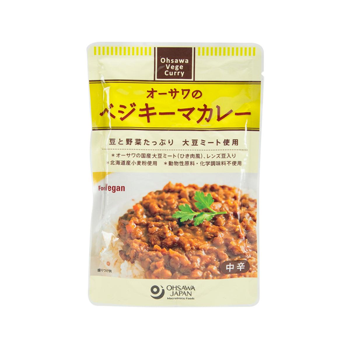 OHSAWA JAPAN Instant Vegan Keema Curry with Lentils - Mild (150g)