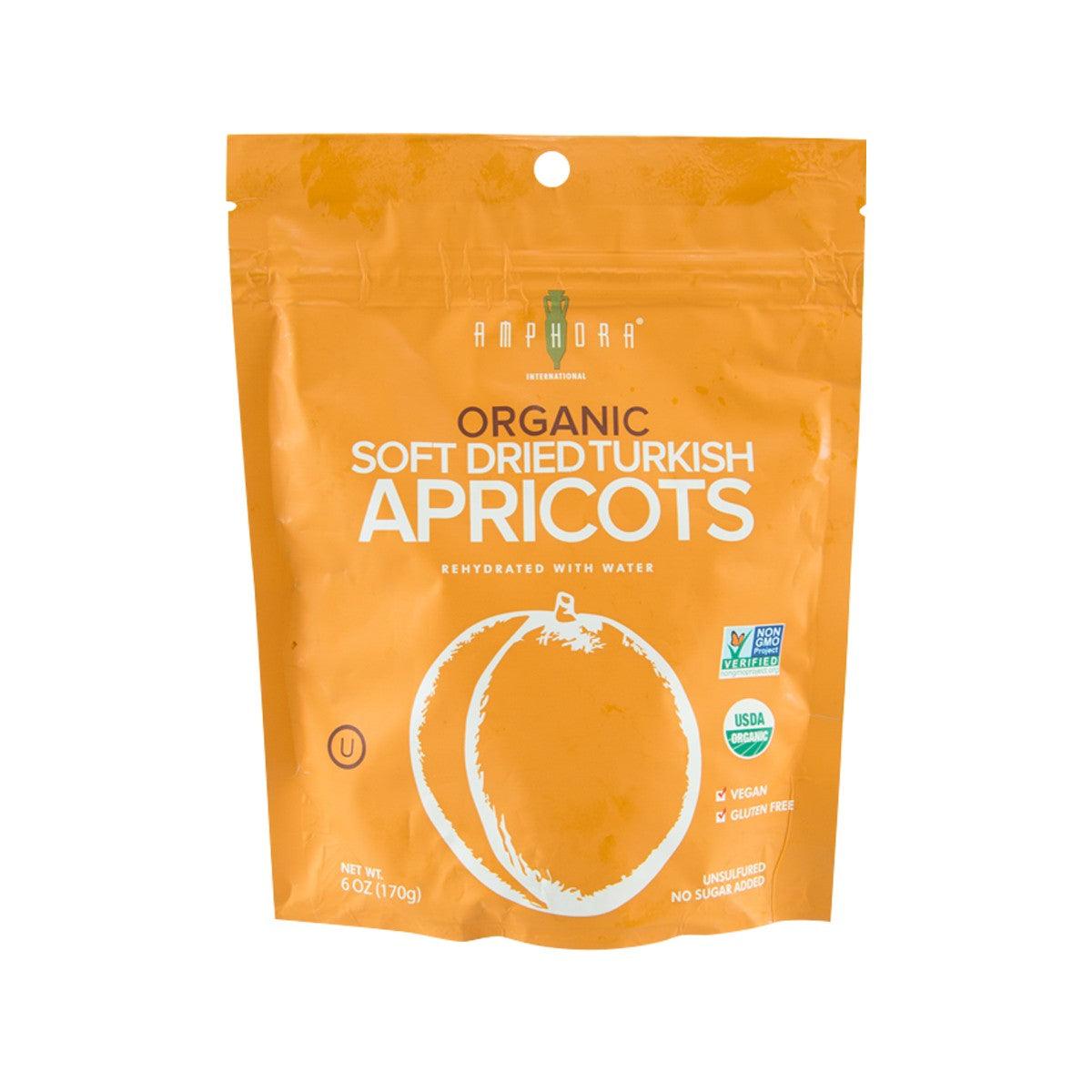 AMPHORA Organic Soft Dried Turkish Apricots (170g)