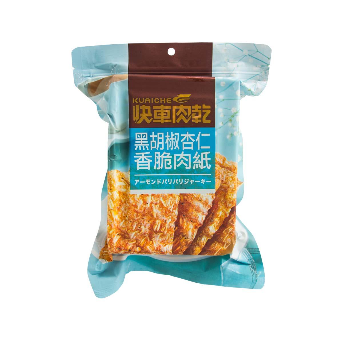 KUAI CHE Black Pepper Thin Crispy Almond Pork Chips (55.5g)