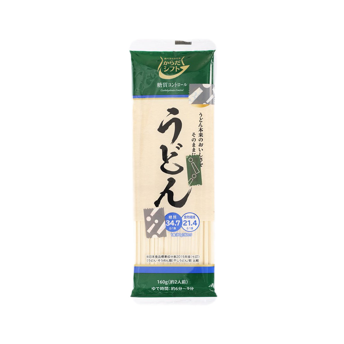 MITSUITSUKI Carbohydrate Control Dried Udon (160g)