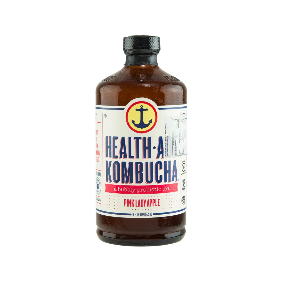 HEALTH ADE KOMBUCHA Organic Pink Lady Apple Kombucha (473mL)