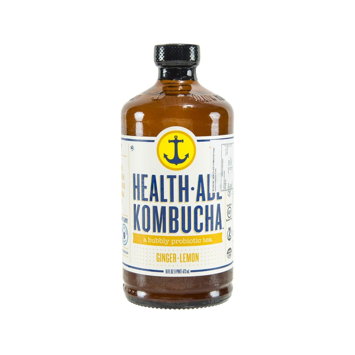 HEALTH ADE KOMBUCHA Organic Ginger Lemon Kombucha (473mL)