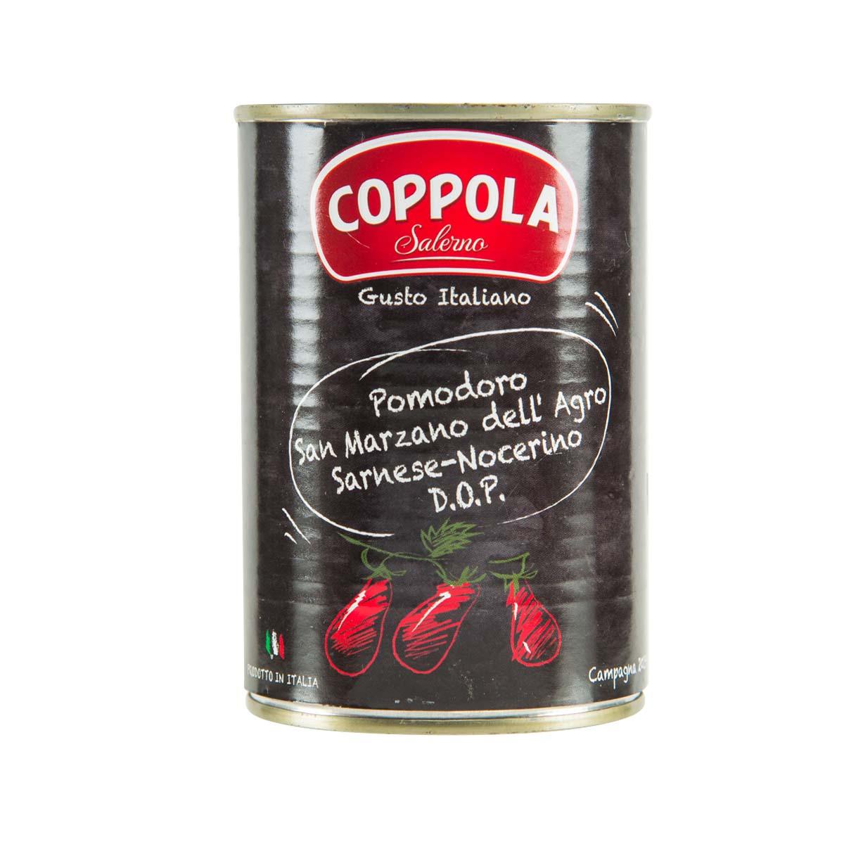 COPPOLA Whole Peeled San Marzano Tomato of Agro Sarnese-Nocerino PDO (400g)