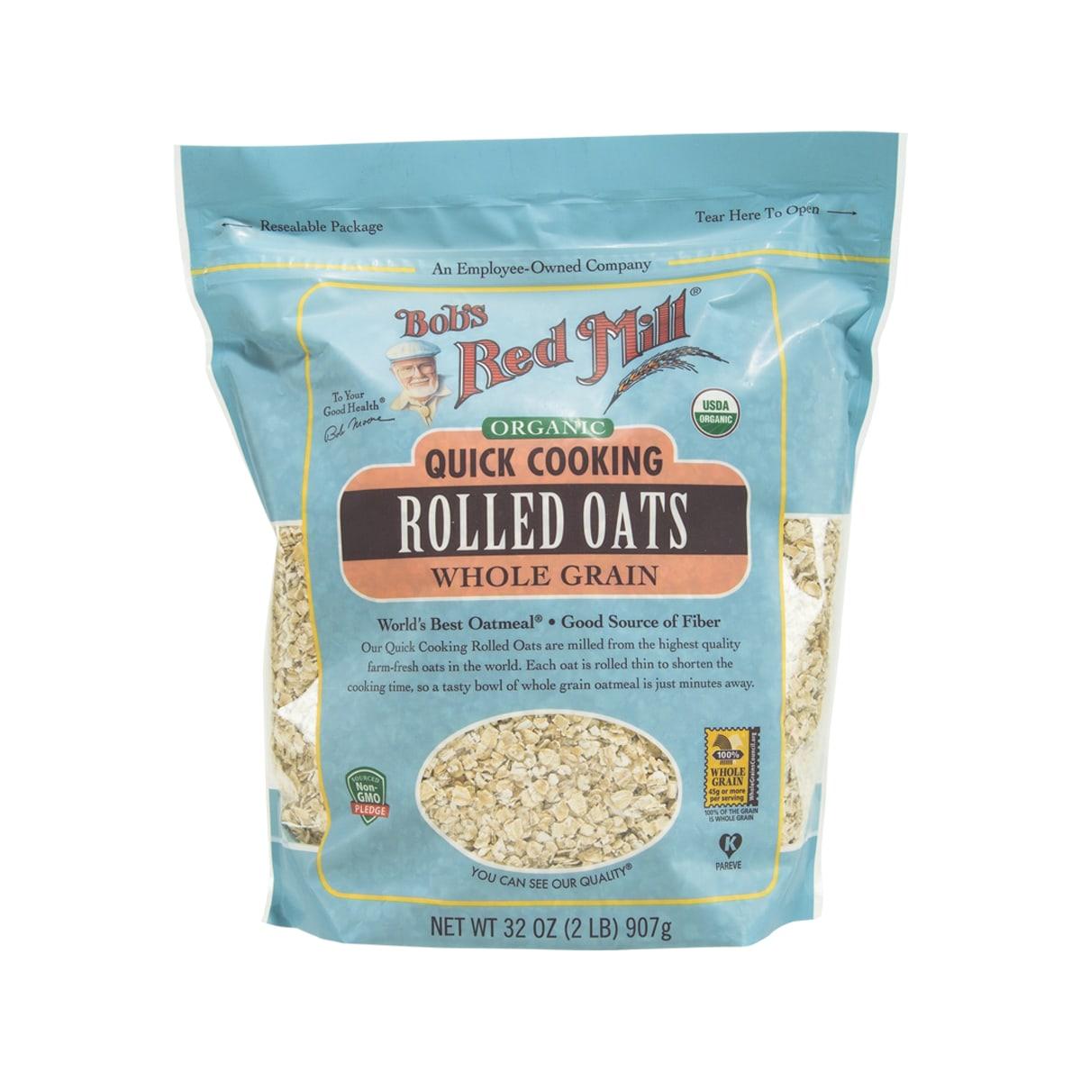 BOB'S RED MILL Organic Quick Cooking Rolled Oats (907g)
