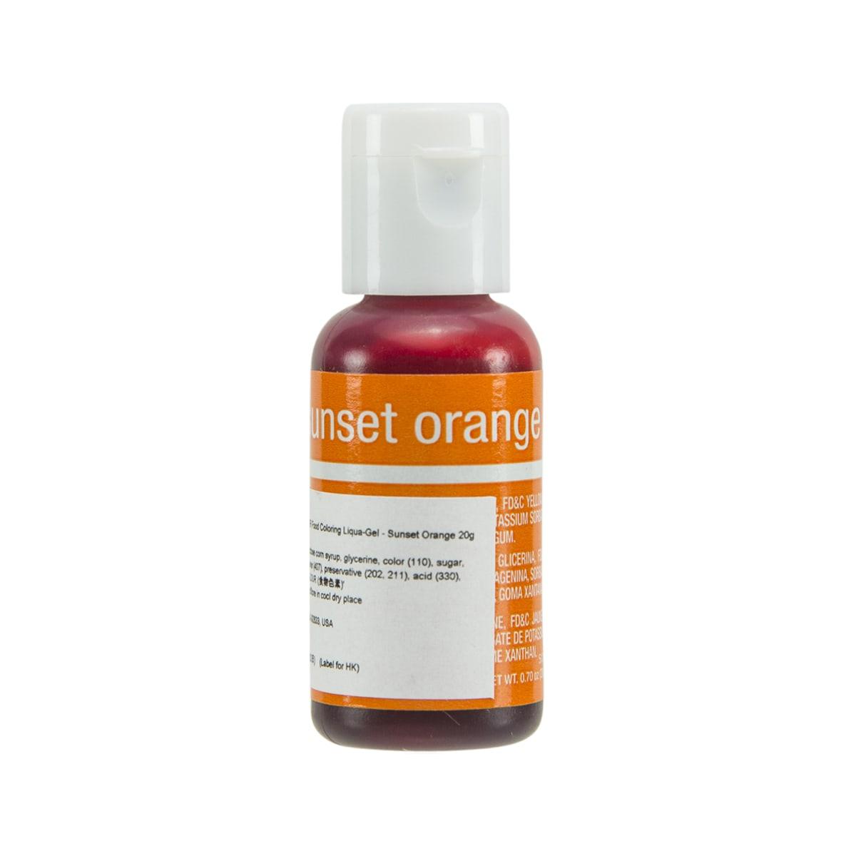 CHEFMASTER Food Coloring Liqua-Gel - Sunset Orange (20g)