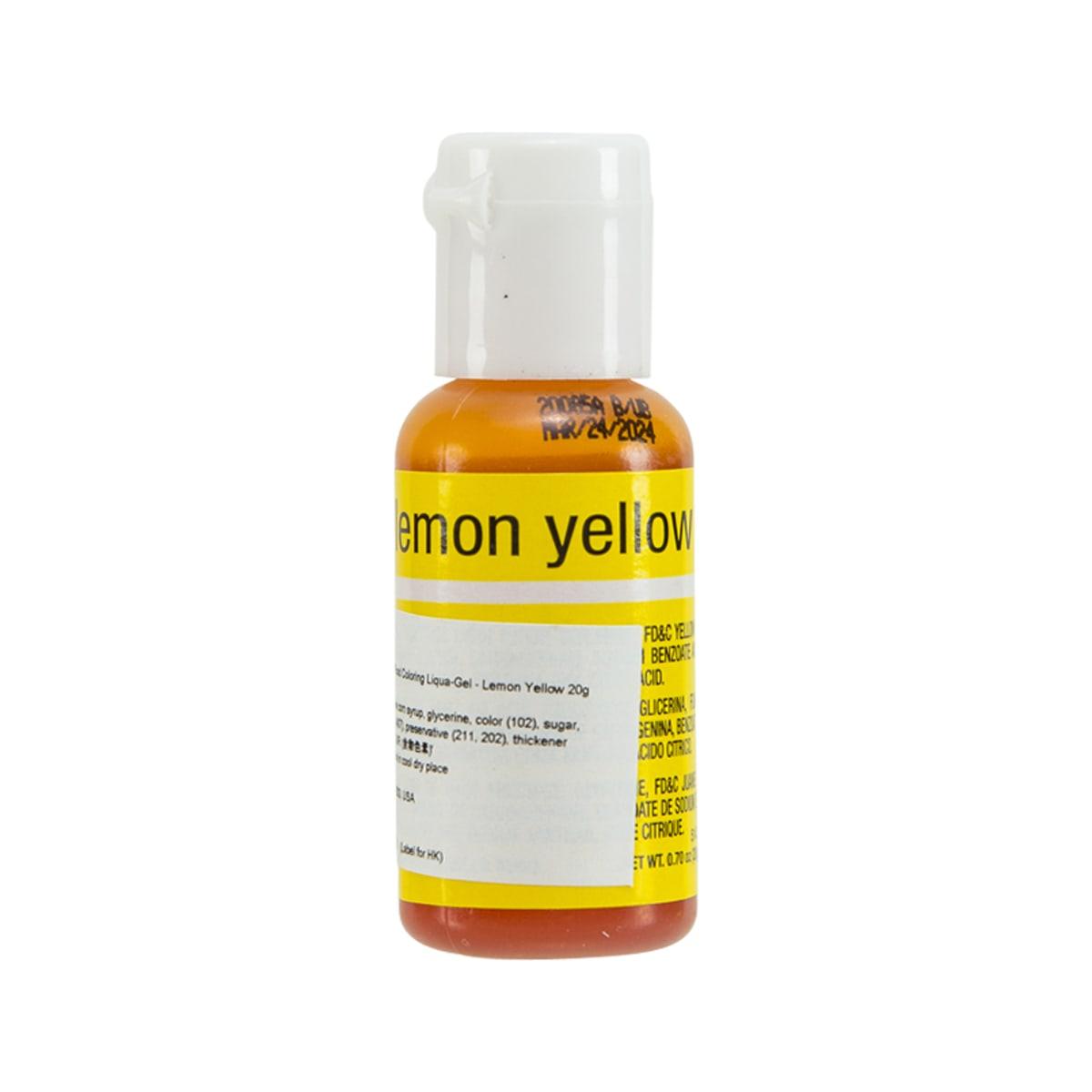 CHEFMASTER Food Coloring Liqua-Gel - Lemon Yellow (20g)