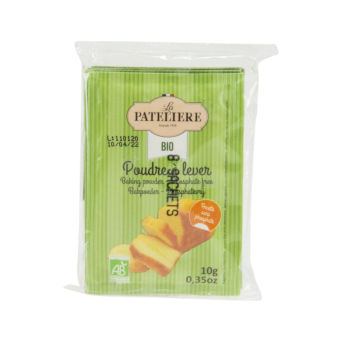 LA PATELIERE Organic Baking Powder (8 x 10g)