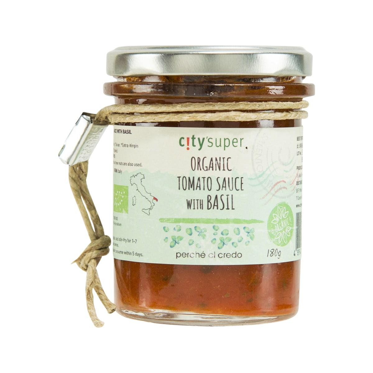 CITYSUPER X PERCHE CI CREDO Organic Tomato Sauce with Basil (260g)