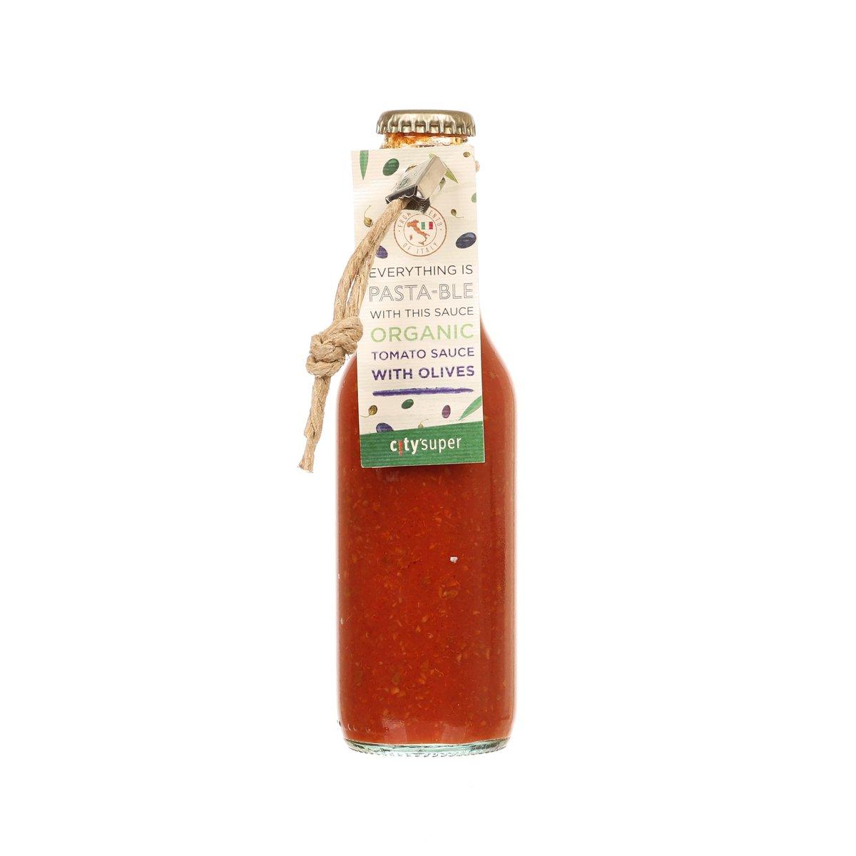 CITYSUPER X PERCHE CI CREDO Organic Tomato Sauce with Olives (260g)