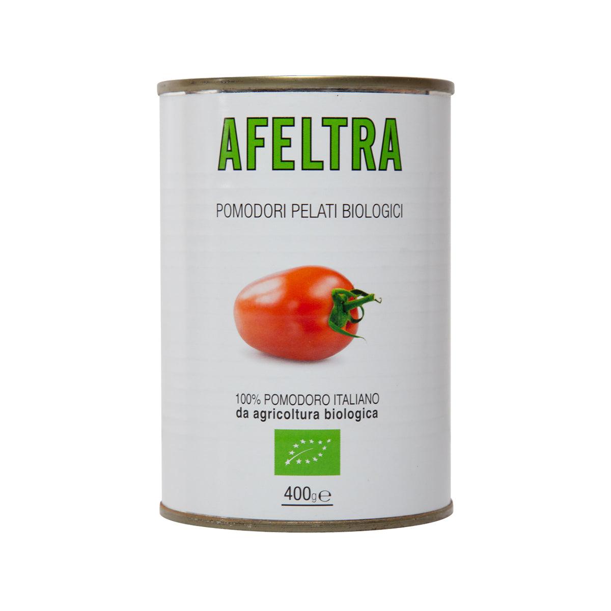 AFELTRA Organic Plum Peeled Tomatoes (400g)