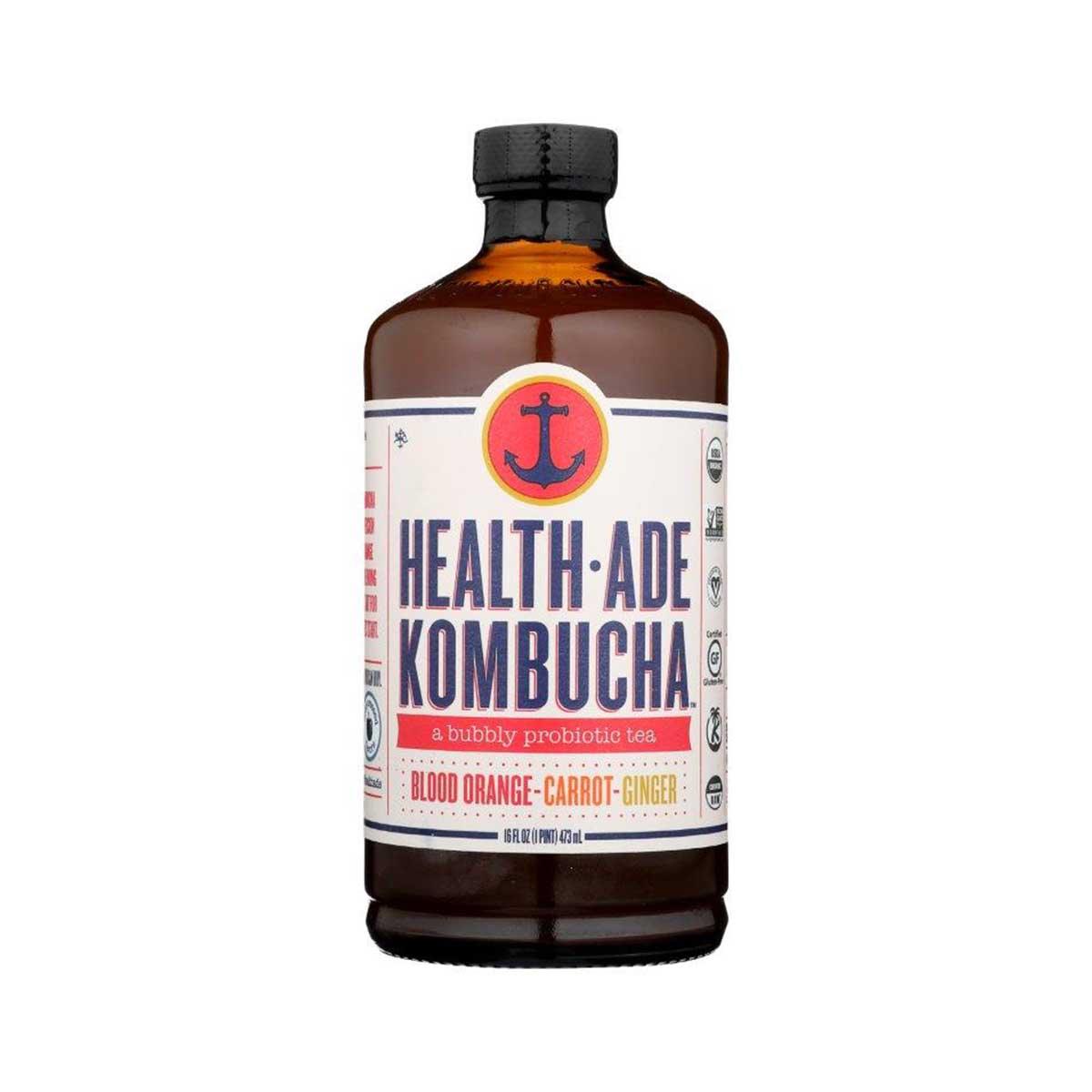 HEALTH ADE KOMBUCHA Organic Blood Orange, Carrot, Ginger Kombucha (473mL)