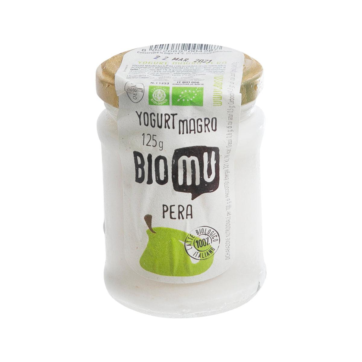 BIOMU Organic Low Fat Yoghurt - Pear (125g)