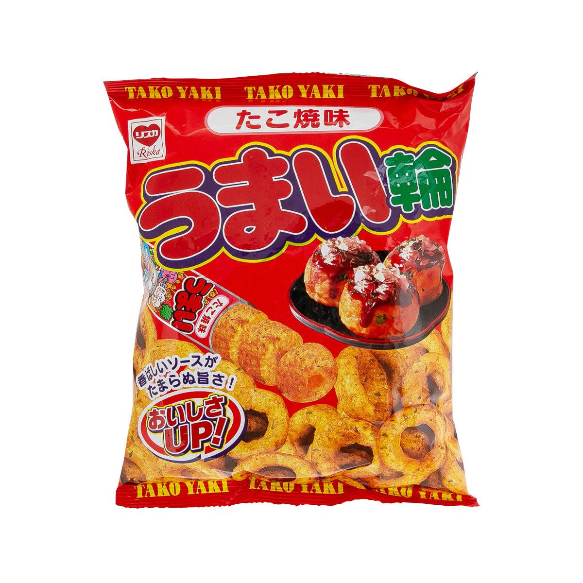 RISKA Umaiwa Corn Snack - Takoyaki Flavour (75g)