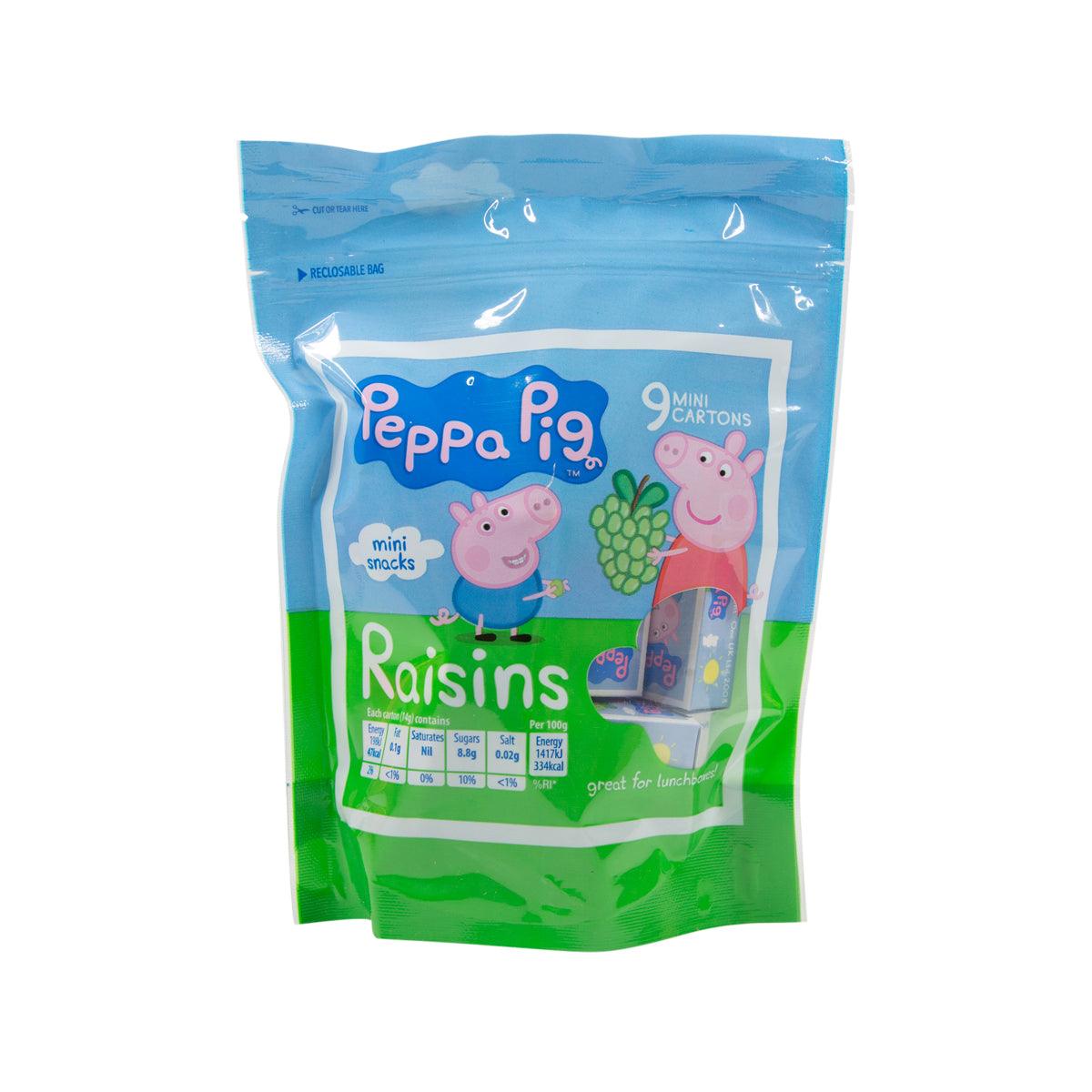 PEPPA PIG Raisins Mini Snacks (9 x 14g)