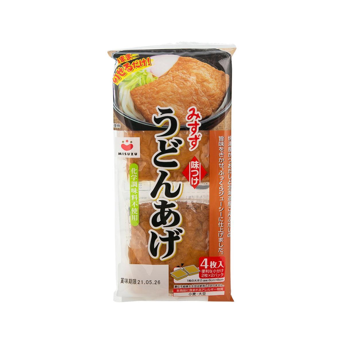 MISUZU Seasoned Bean Curd Skin for Udon (4pcs)