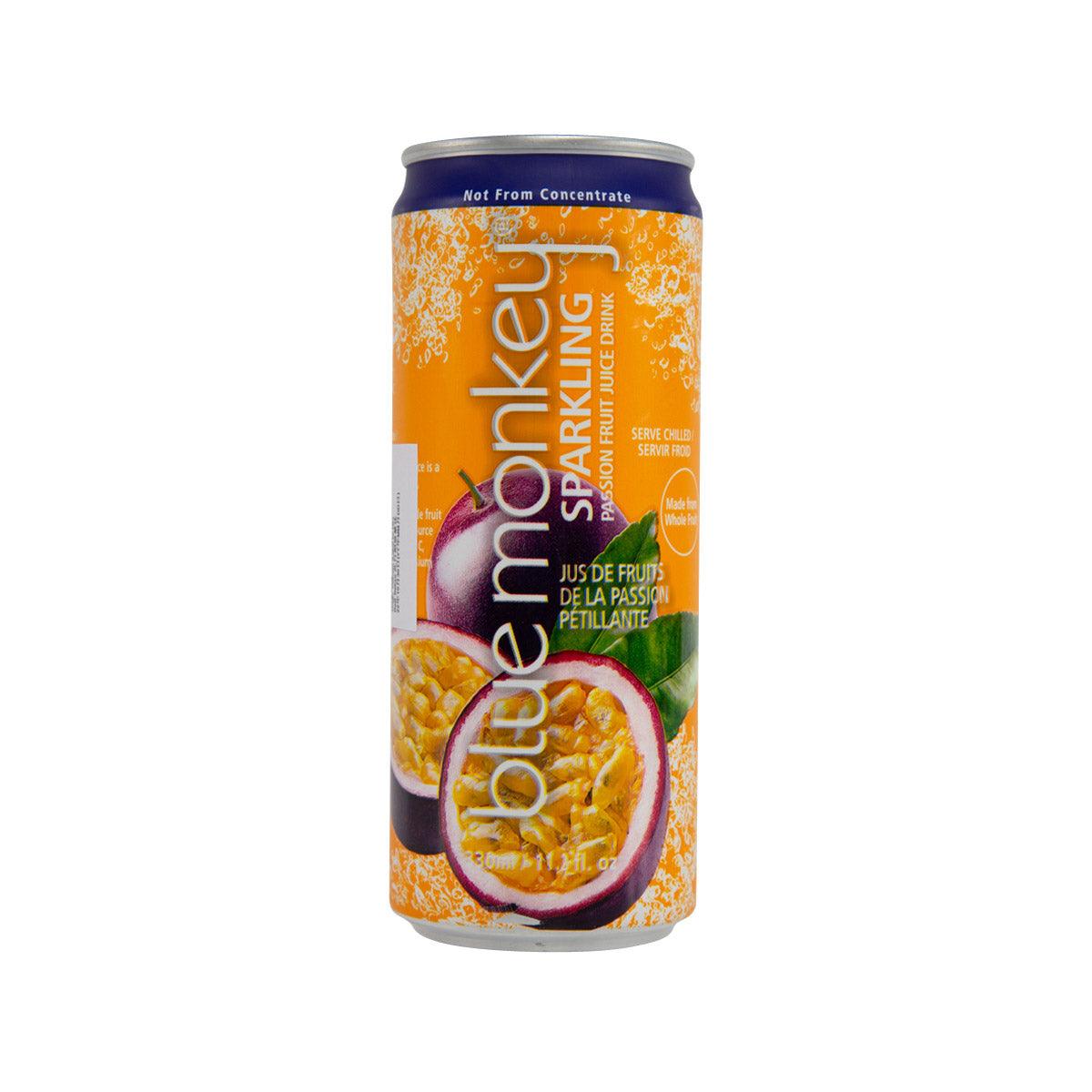 BLUE MONKEY Sparkling Passion Fruit Juice Drink (330mL)