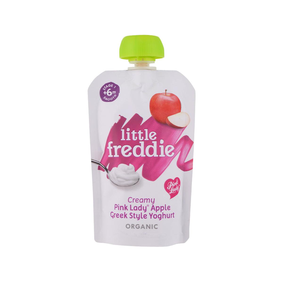 LITTLE FREDDIE Organic Creamy Pink Lady Apple Greek Style Yoghurt (100g)