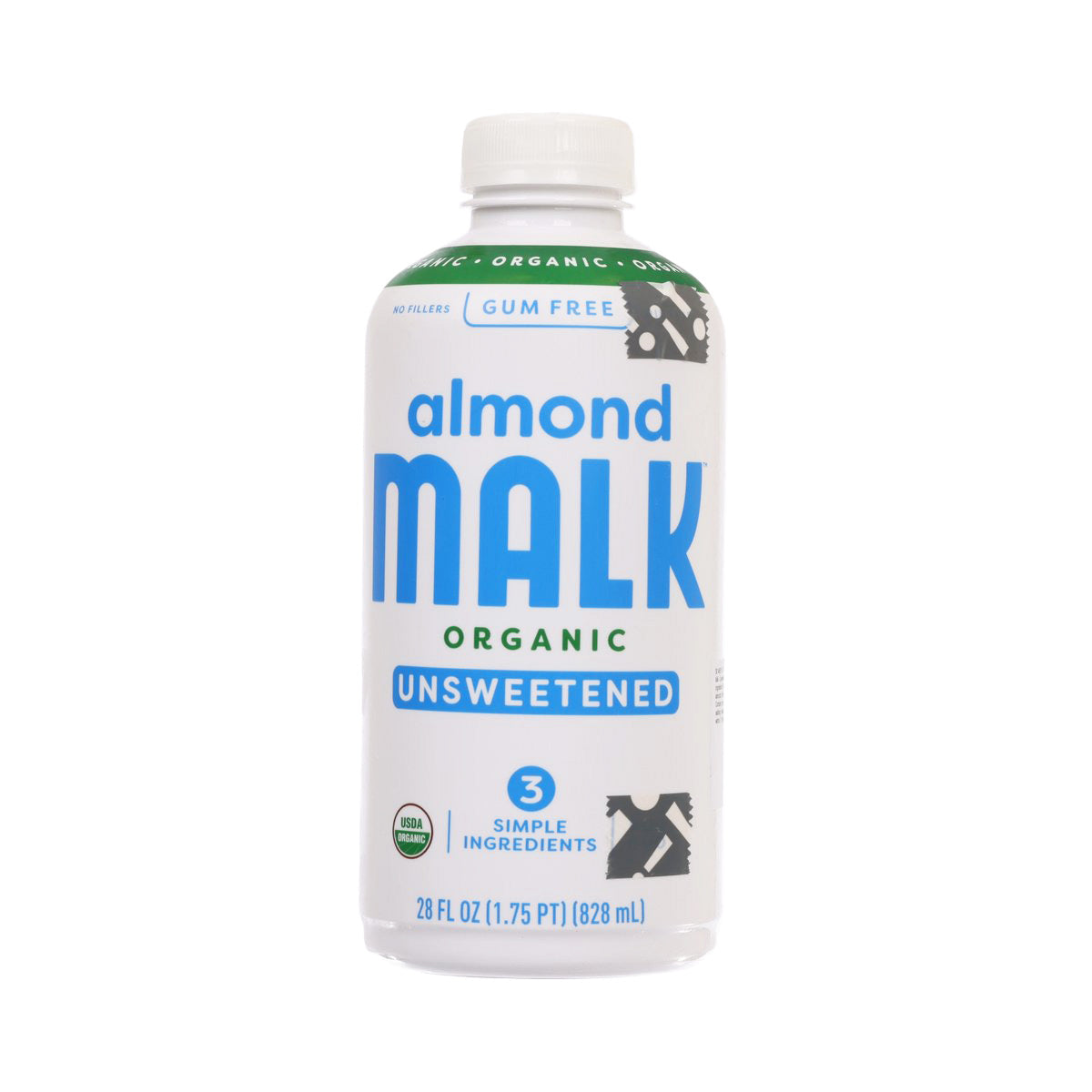 MALK Organic Almond Drink - Unsweetened (828mL)