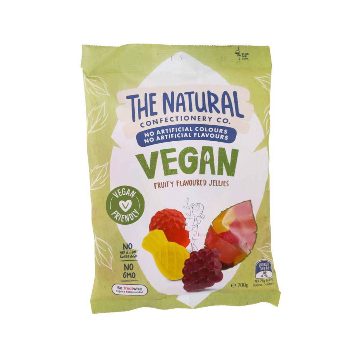 NATURAL CONFECTIONERY Jelly Confectionery - Vegan Fruity Flavored (180g)