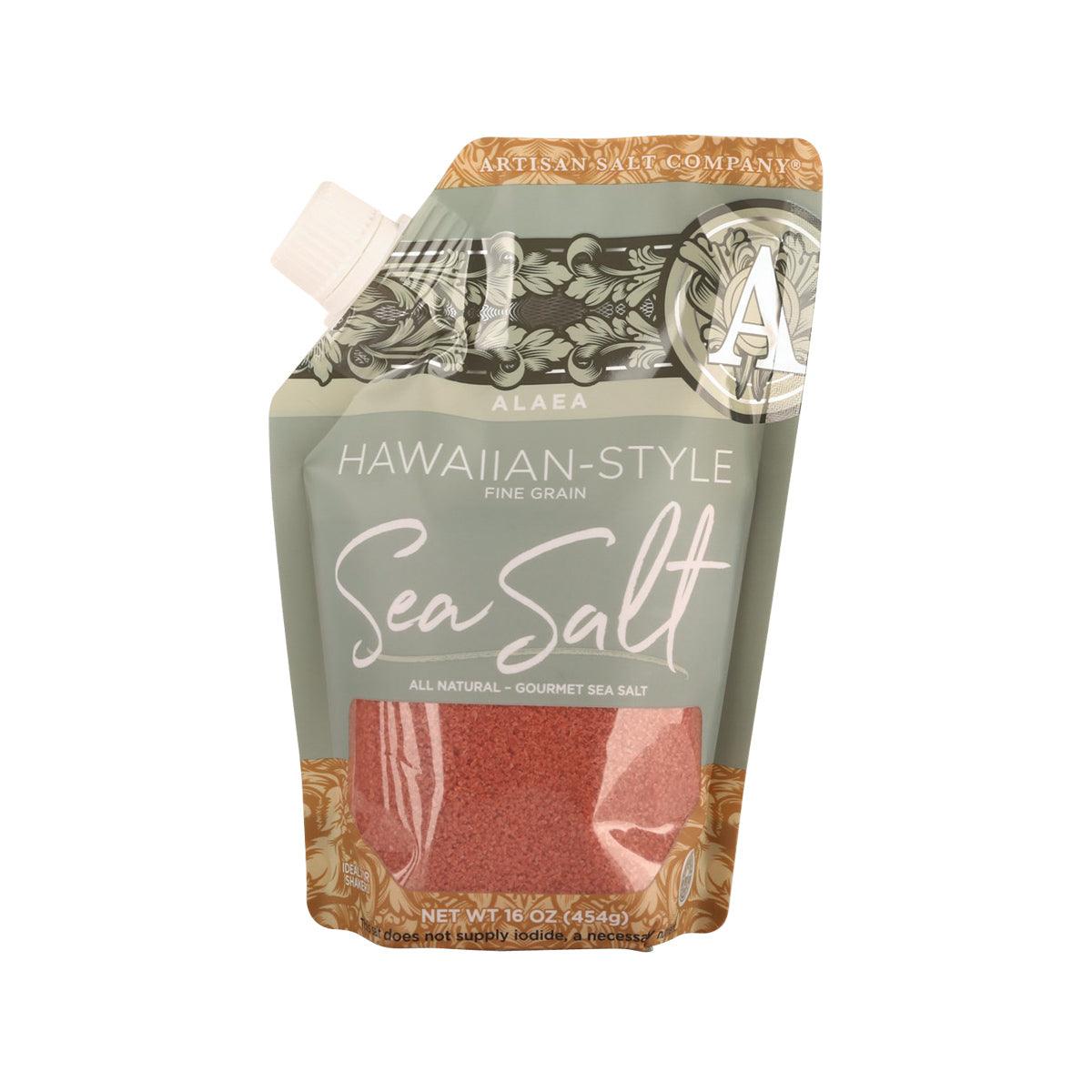 SALTWORKS Alaea Hawaiian-Style Fine Grain Red Sea Salt (454g)