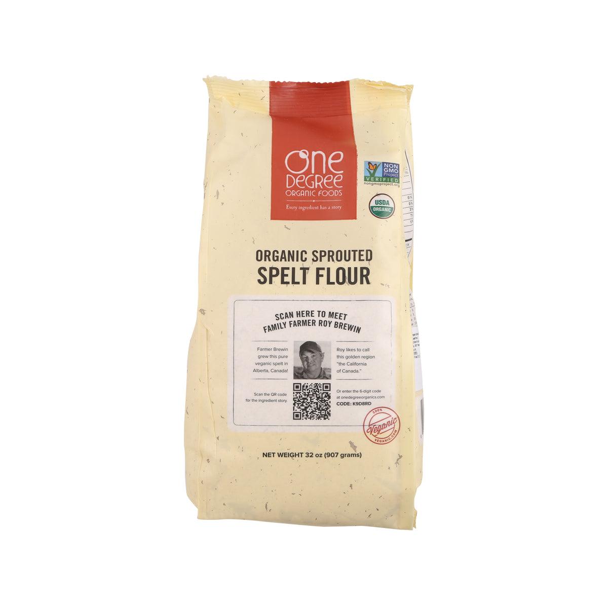 ONE DEGREE Organic Sprouted Spelt Flour (907g)