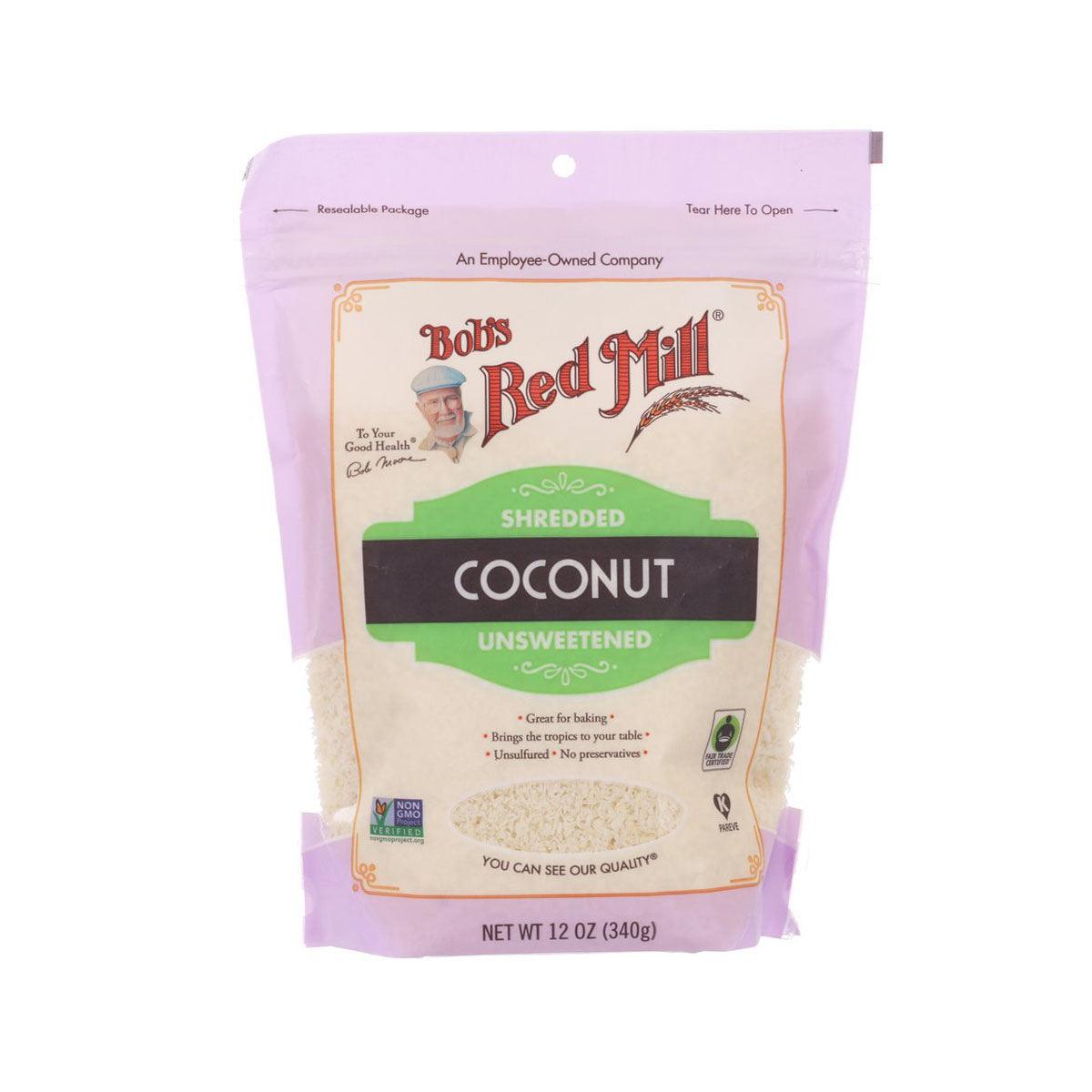BOB'S RED MILL Unsweetened Shredded Coconut (340g)