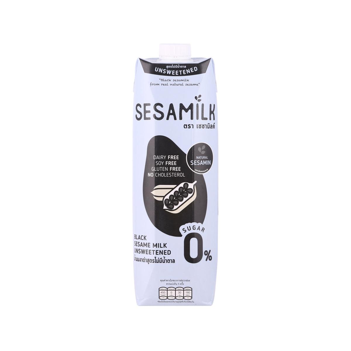 SESAMILK Unsweetened Black Sesame Milk (1L)