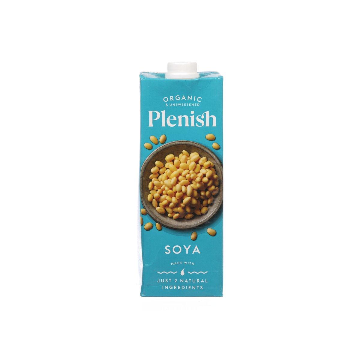 PLENISH Organic Soya Milk Drink - No Added Sugar (1L)
