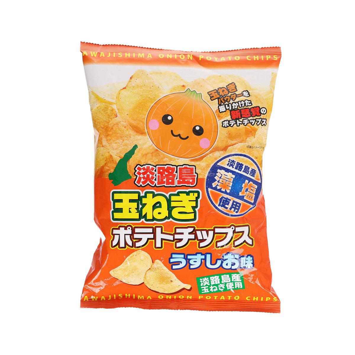 NARUTO Onion Potato Chips - Light Salt Flavor (120g)