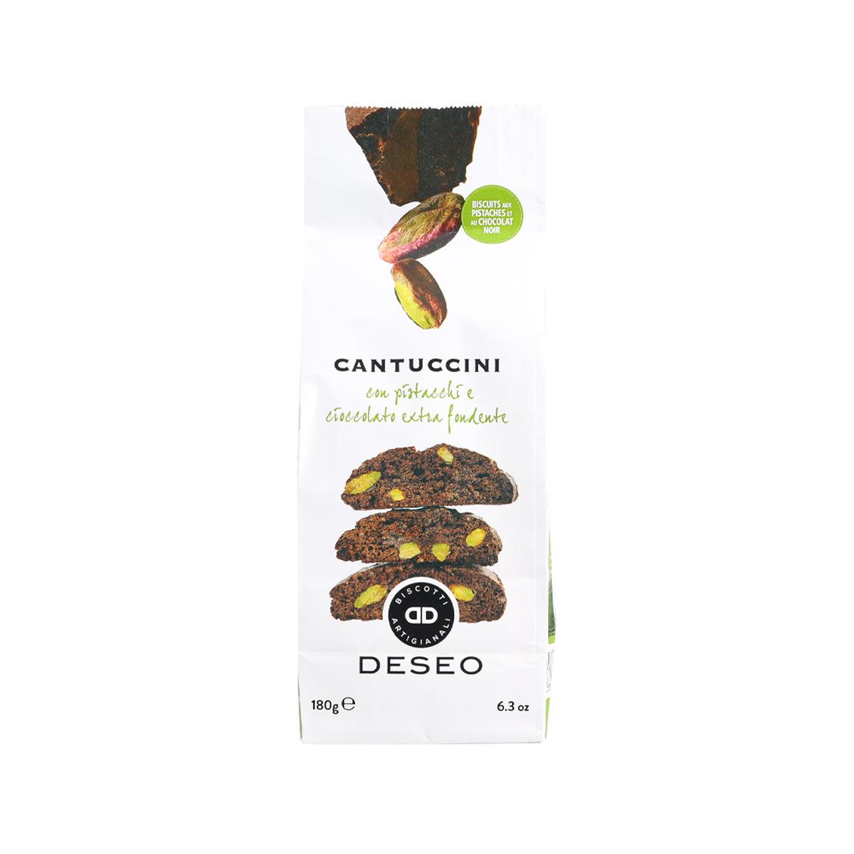 DESEO Dark Chocolate Biscuits with Pistachio Nuts (180g)
