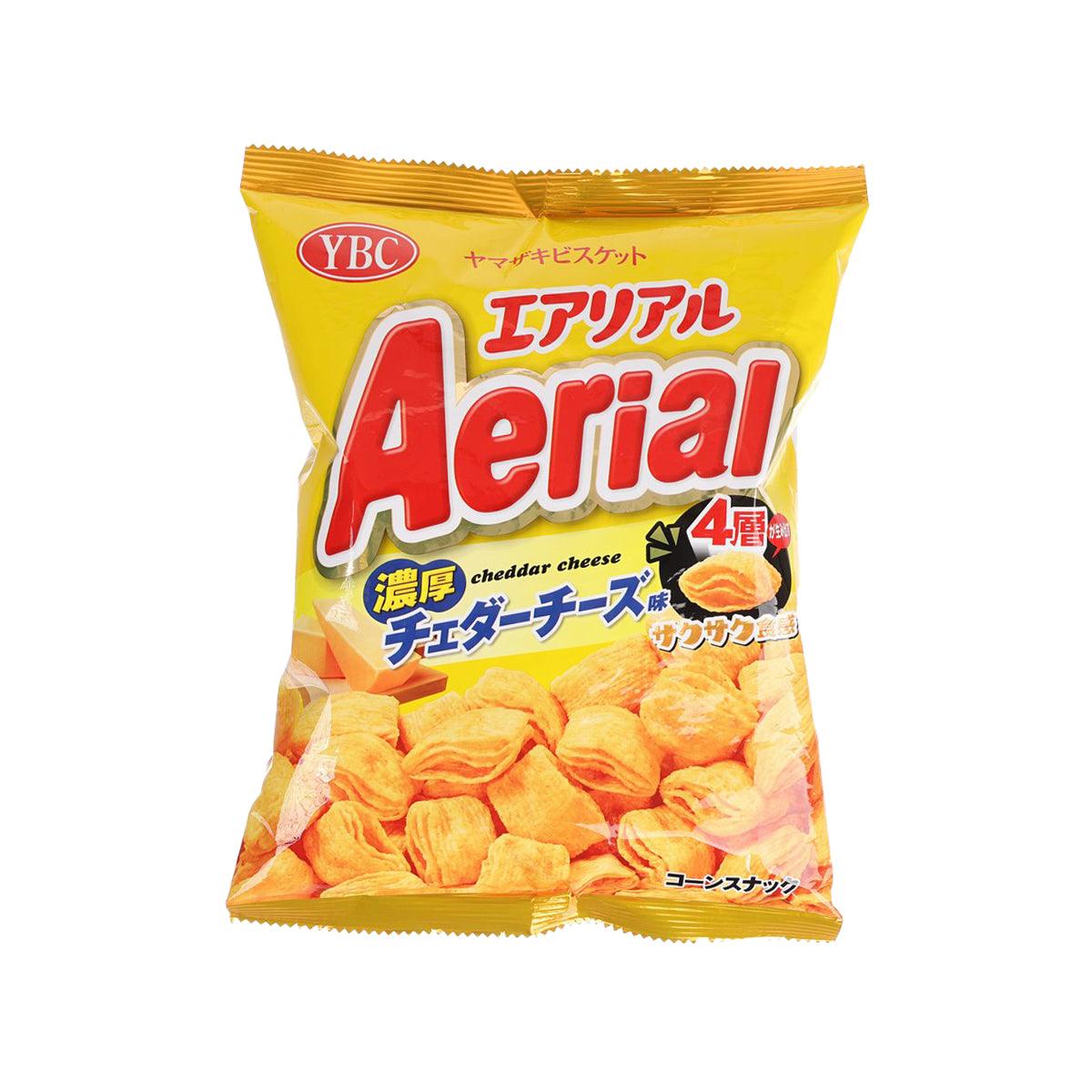 YBC Aerial Corn Snack - Rich Cheddar Cheese (72g)