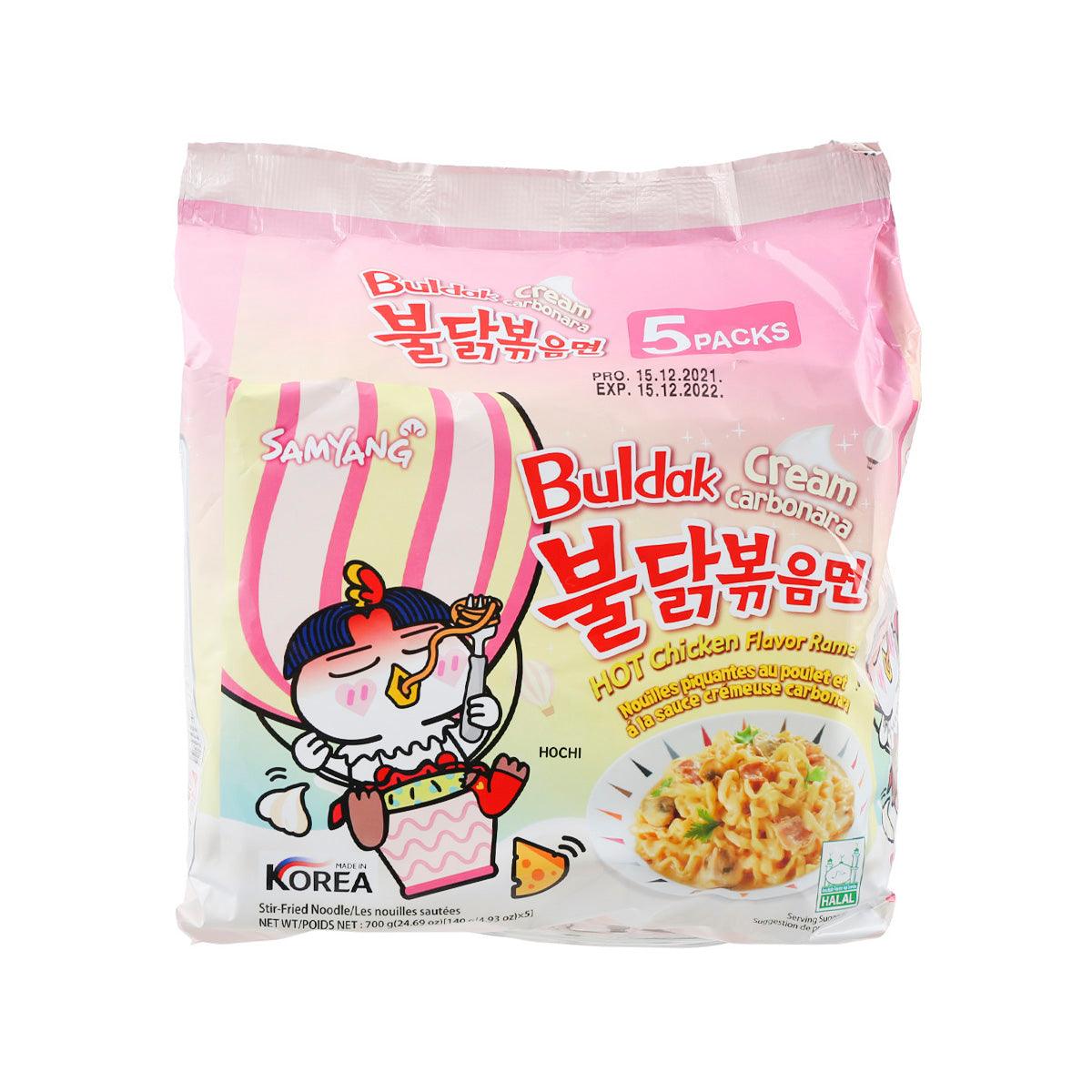 SAMYANG Hot Chicken Cream Carbonara Flavor Stir Ramen (700g)