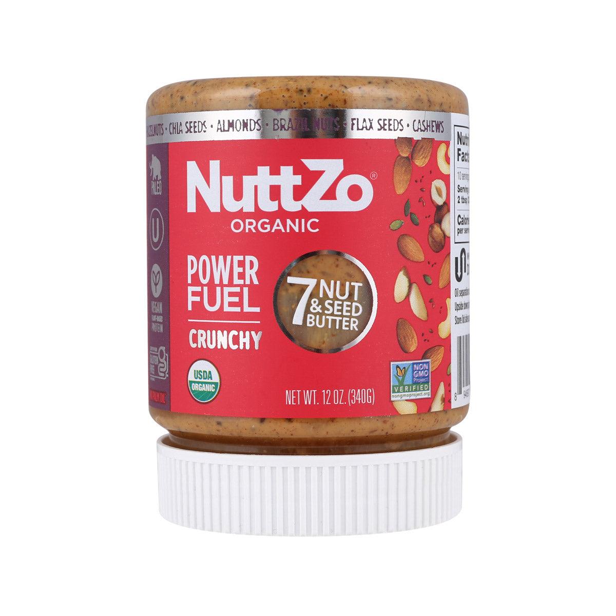 NUTTZO Organic Power Fuel Crunchy 7 Nut & Seed Butter (340g)