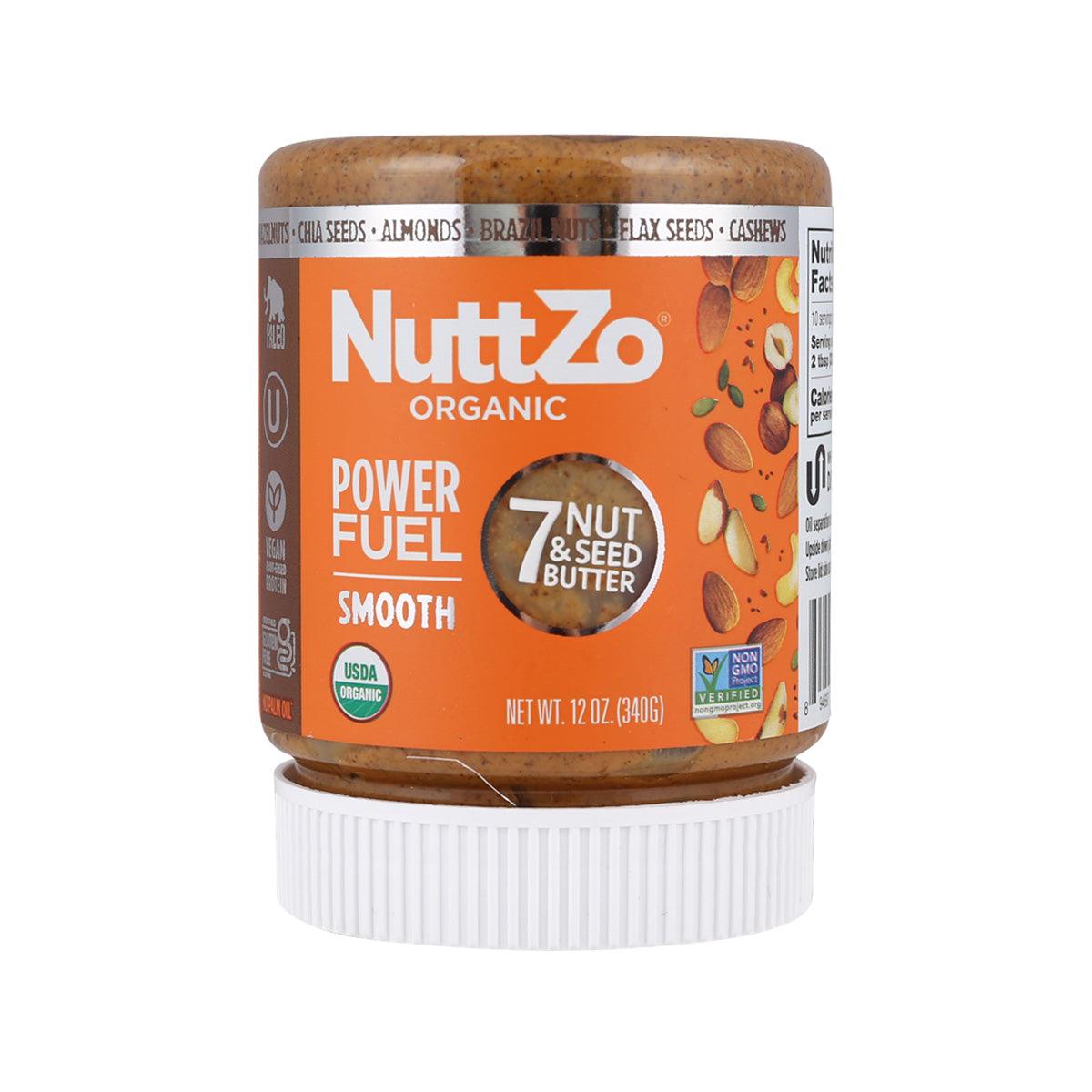 NUTTZO Organic Power Fuel Smooth 7 Nut & Seed Butter (340g)