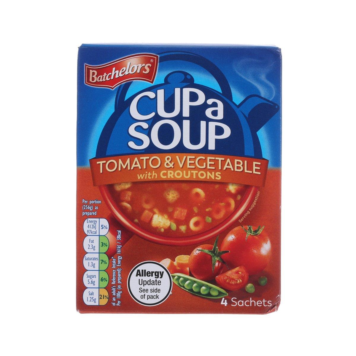 BATCHELORS Cup a Soup - Tomato & Vegetable with Croutons (104g)