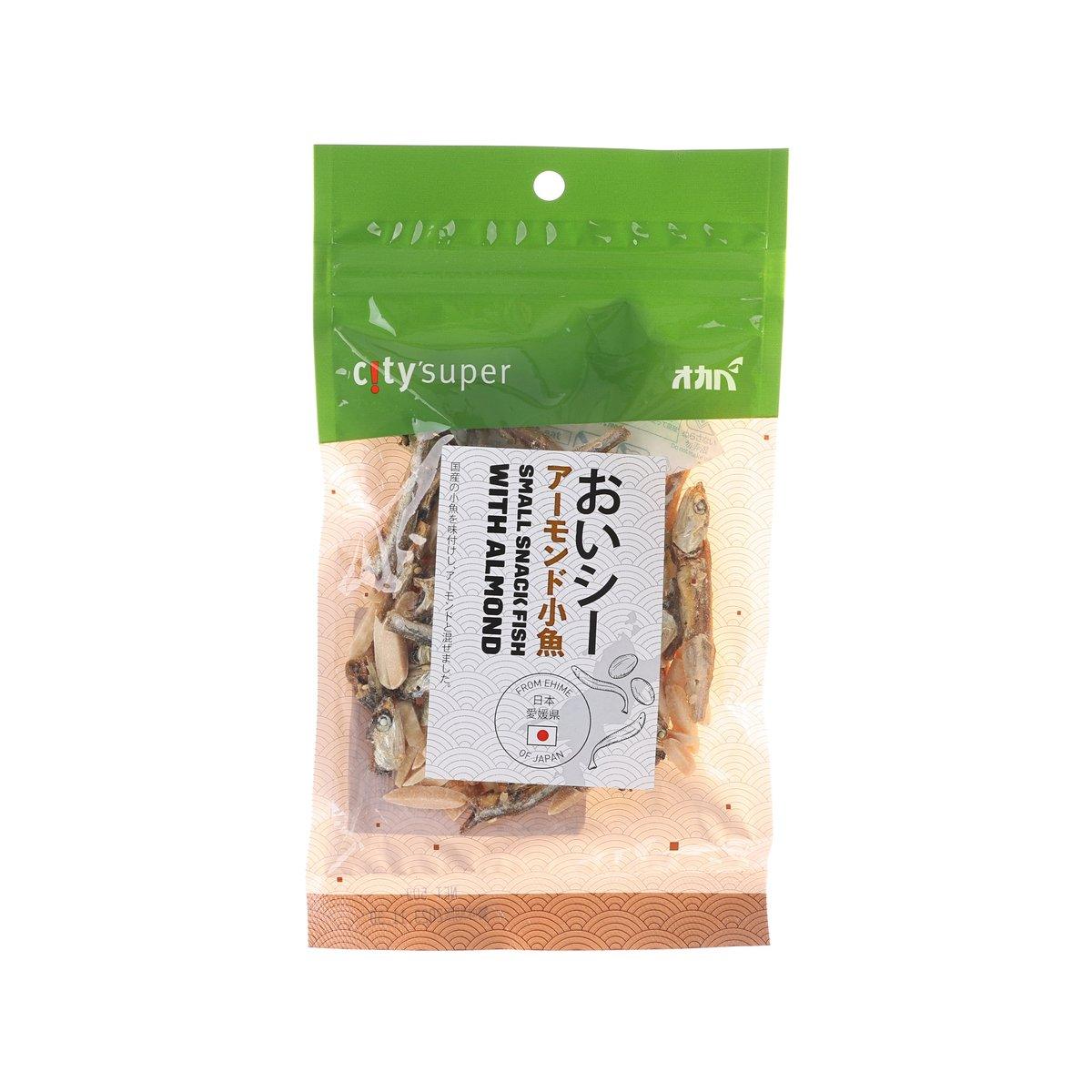 CITYSUPER Small Snack Fish with Almond (1pack)