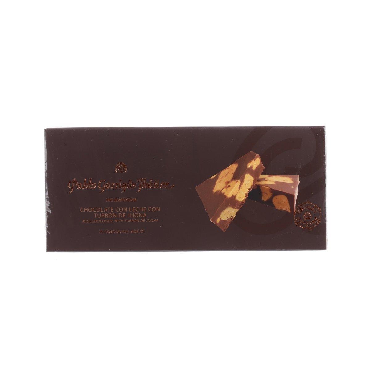 PABLO GARRIGOS IBANEZ Milk Chocolate with Soft Almond and Honey Turron (200g)