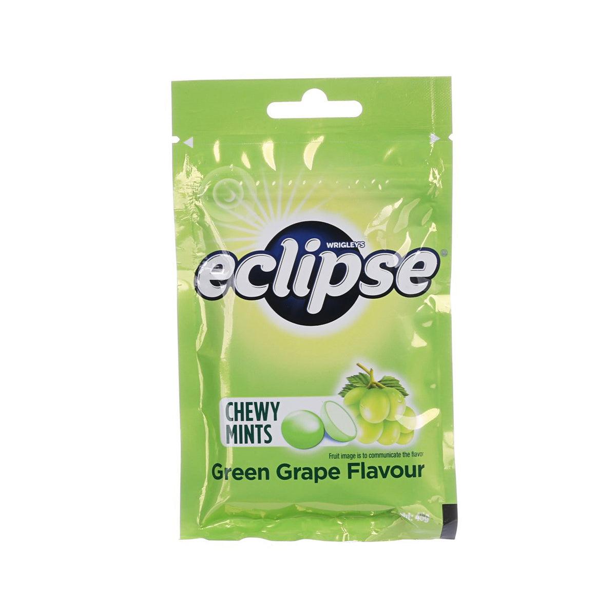 WRIGLEY'S Eclipse Chewy Mints - Green Grape Flavour (45g)