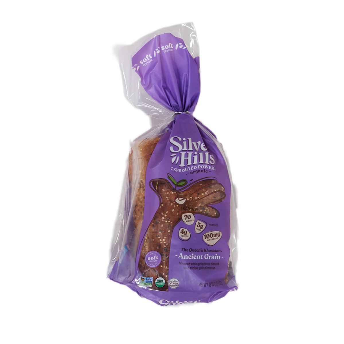 SILVER HILLS Organic Sprouted Power™ Ancient Grain Sprouted Wheat Bread (510g)