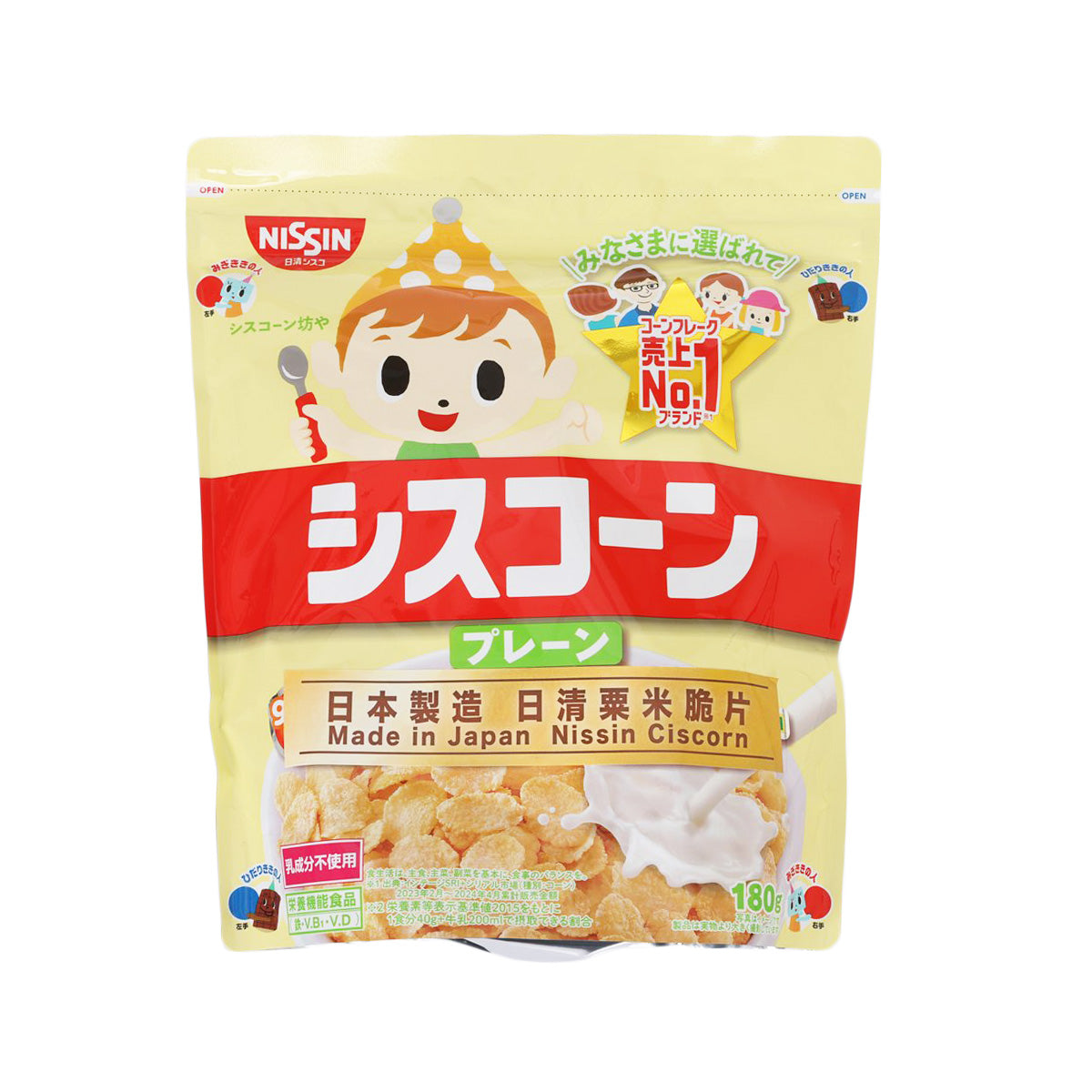 NISSIN CISCO Ciscorn Big Cornflakes - Original Flavor (180g)