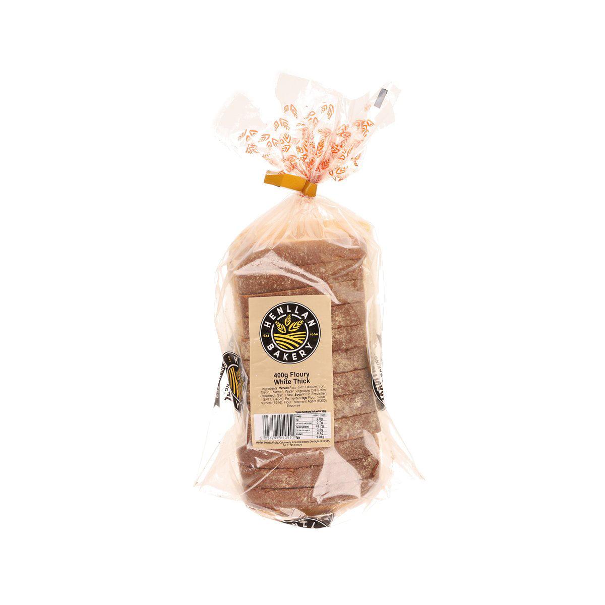 HENLLAN Thick Sliced White Bread (400g)