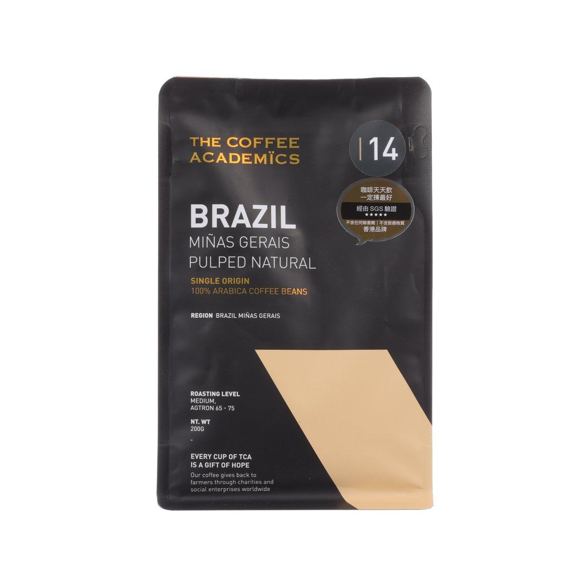 THE COFFEE ACADEMICS Coffee Beans - 14 Brazil Miñas Gerais Pulped Natural (200g)