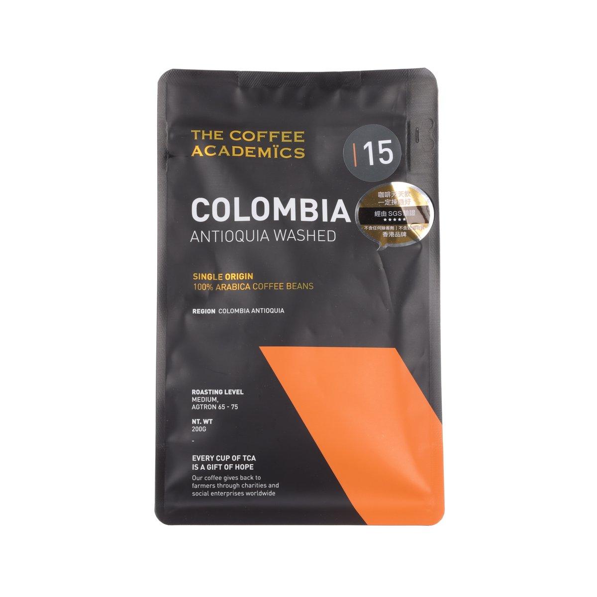 THE COFFEE ACADEMICS Coffee Beans - 15 Colombia Antioquia Washed (200g)