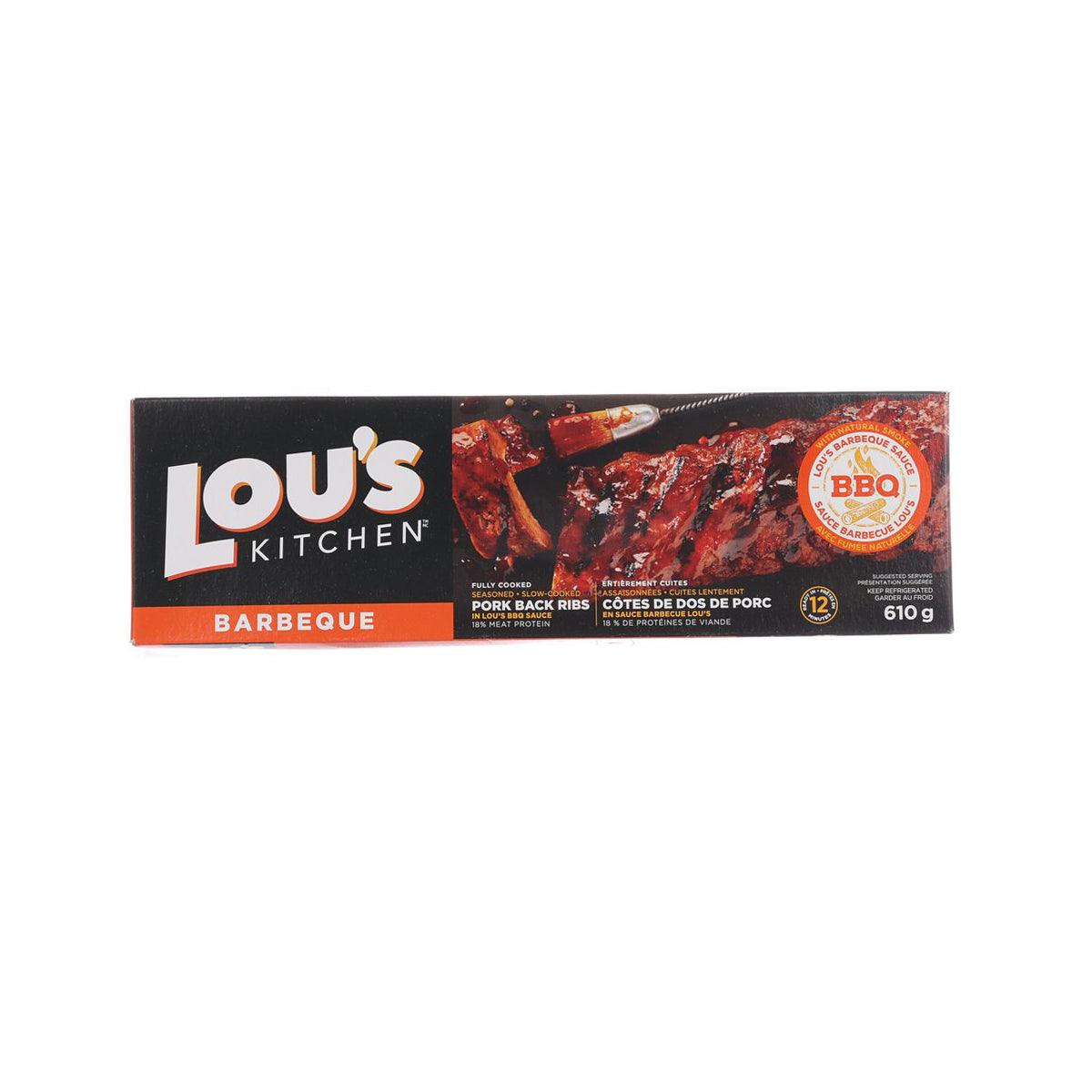 LOU'S KITCHEN Barbeque Pork Back Ribs (610g)
