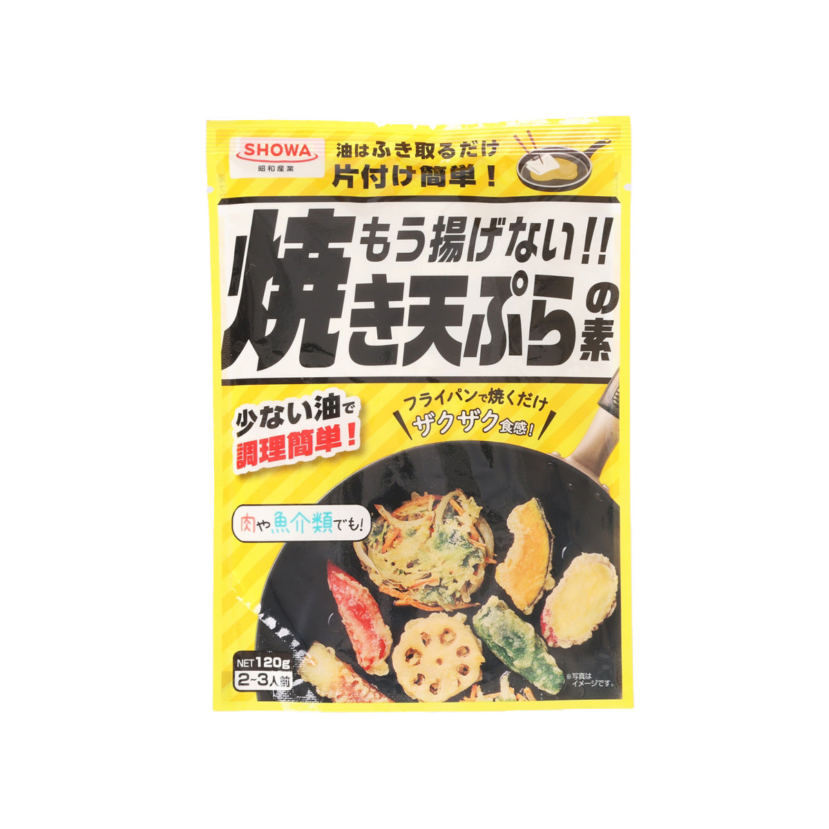 SHOWASANGYO Tempura Batter Mix for Pan Frying (120g)