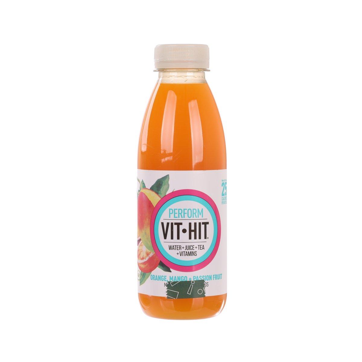 VITHIT Perform Vitamin Tea - Orange, Mango & Passionfruit Flavor (500mL)